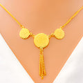 22k-gold-Classic Refined Coin Necklace