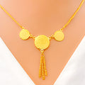 22k-gold-Classic Refined Coin Necklace