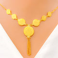 22k-gold-Gorgeous Graduating Coin Necklace