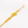 22k-gold-Dainty Attractive Floral Motif Bracelet