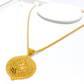 22k-gold-reflective-multi-tiered-dome-pendant