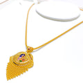  22k-gold-vibrant-peacock-w-dangling-drop-pendant