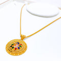 22k-gold-majestic-meenakari-tasteful-pendant