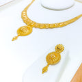 Royal Flowing Paisley Necklace Set