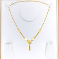 22k-gold-Dressy Double Chain Coin Necklace