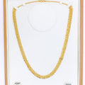 22k-gold-Ornate Intricate Paisley Motif Necklace - 24"