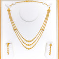 Elegant Sand Finish Necklace Set