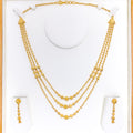 Decorative Long Three Lara Necklace Set