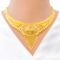 Reflective Traditional Motif Necklace Set