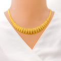 Stylish Graduating Jali Necklace Set