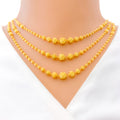 Decorative Long Three Lara Necklace Set