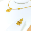 22k-gold-charming-floral-necklace-set-w-tassels