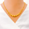 Delicate Faceted Bead Necklace Set