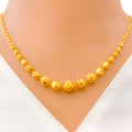 Delicate Faceted Bead Necklace Set