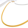 22k-gold-Majestic Hollow Jazzy Long Chain - 26"