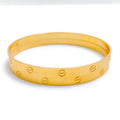 Classy Gold Bangle Pair