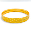 22k-gold-Evergreen Symmetrical Dotted Bangles