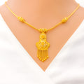 22k-gold-intricate-necklace-set-w-dangling-chains