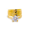 22k-gold-ethereal-studded-flowy-cz-ring