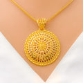 22k-gold-delightful-mandala-accented-pendant-set