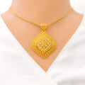 22k-gold-intricate-beaded-jali-pendant-set