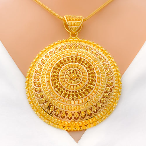 22k-gold-intricate-festive-floral-pendant-set