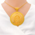 22k-gold-grand-radiant-round-traditional-pendant-set