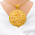 22k-gold-grand-radiant-round-traditional-pendant-set