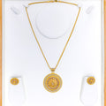 22k-gold-delightful-round-gold-pendant-set