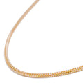 22k-gold-Graceful Two-Tone Interlinked V Chain - 18"