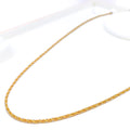 22k-gold-Mod Dazzling rope Chain - 22"