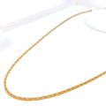 22k-gold-Mod Dazzling rope Chain - 22"
