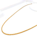 22k-gold-Mod Dazzling rope Chain - 22"