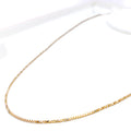 22k-gold-Lightweight Alternating Twist Chain - 20"