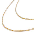 22k-gold-Lightweight Alternating Twist Chain - 20"