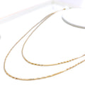 22k-gold-Lightweight Alternating Twist Chain - 20"