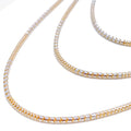 22k-gold-Posh Sparkling Hollow Chain - 22"