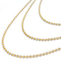 22k-gold-Upscale Shimmering Chic Chain - 16"