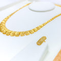 Dazzling Graduating Mesh Necklace Set