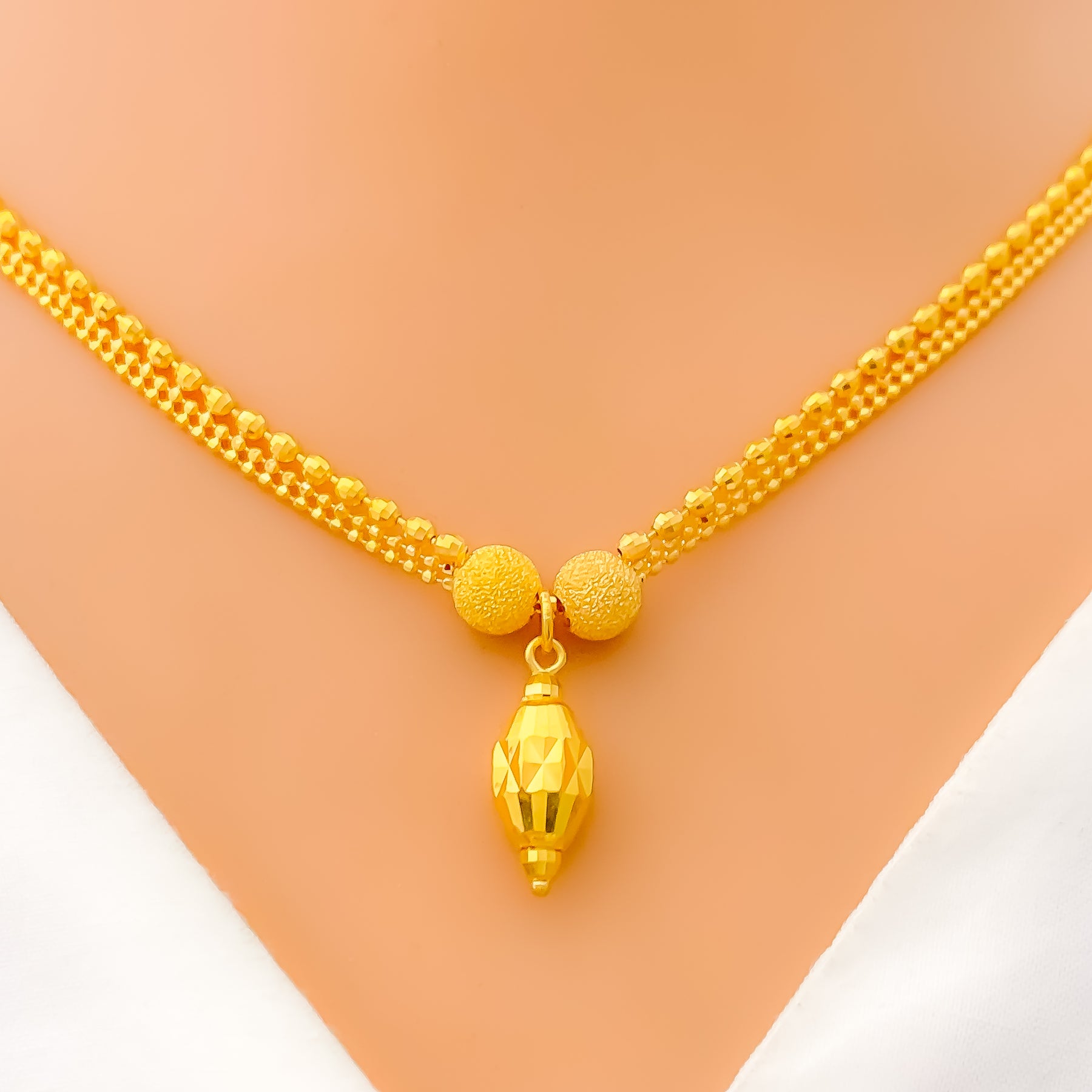 Gold Necklace | Necklace Designs | Light Weight Gold Necklace Designs