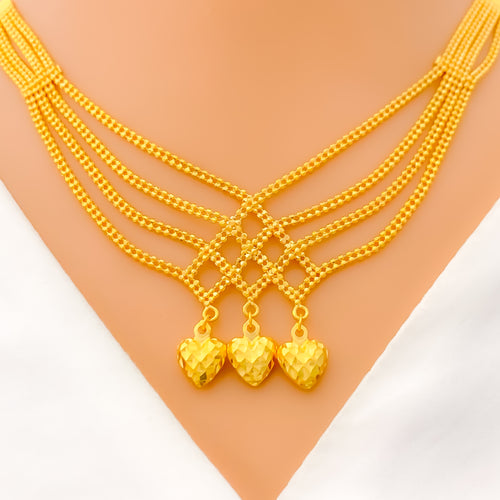 22k-gold-beaded-mesh-necklace-set