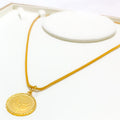 22k-gold-Attractive Dapper Coin Pendant