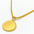 22k-gold-Attractive Dapper Coin Pendant