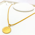 22k-gold-Attractive Dapper Coin Pendant