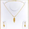 Elegant Orb Cluster 22k Gold Necklace Set
