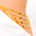 Elevated Four Lara Leaf Necklace Set