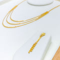 22k-gold-Sophisticated Mini Orb Necklace Set