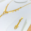 22k-gold-sparkling-heart-charm-necklace-set