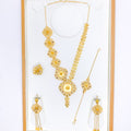 21k-gold-floral-necklace-set-w-bracelet-ring