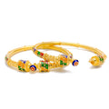 22k-gold-Vibrant Festive Pipe Bangles